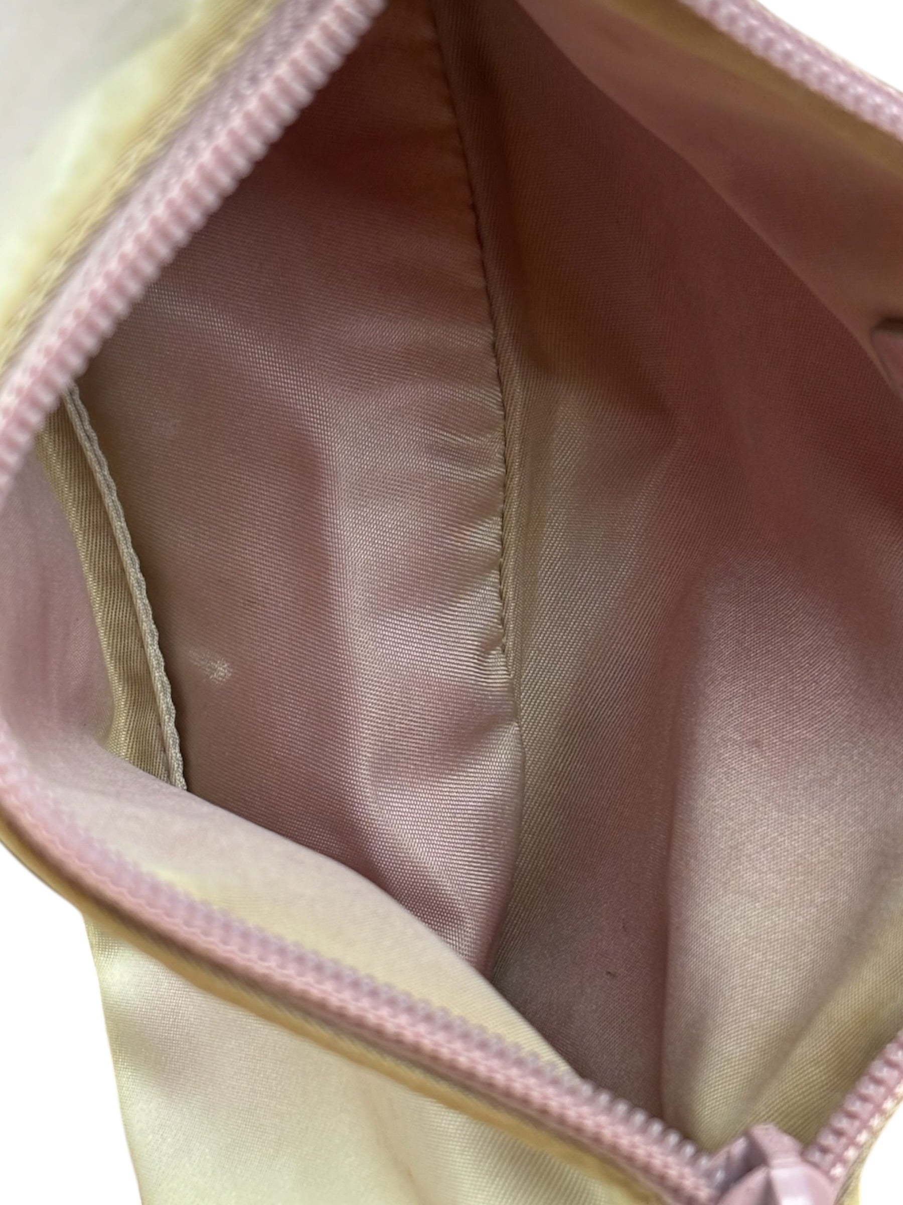 Prada Pink Nylon Tessuto Pochette