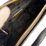 MCM Black Saffiano Leather Handbag