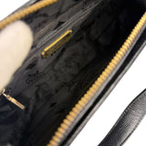 MCM Black Saffiano Leather Handbag