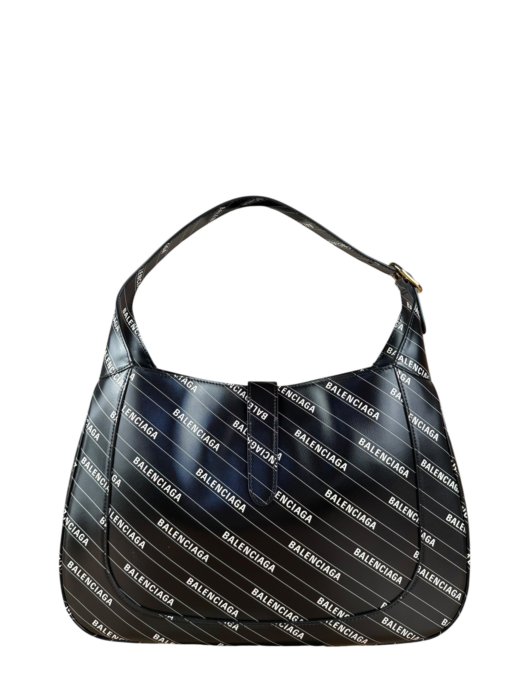 Gucci x Balenciaga Hacker Project Jackie 1961 Bag Black