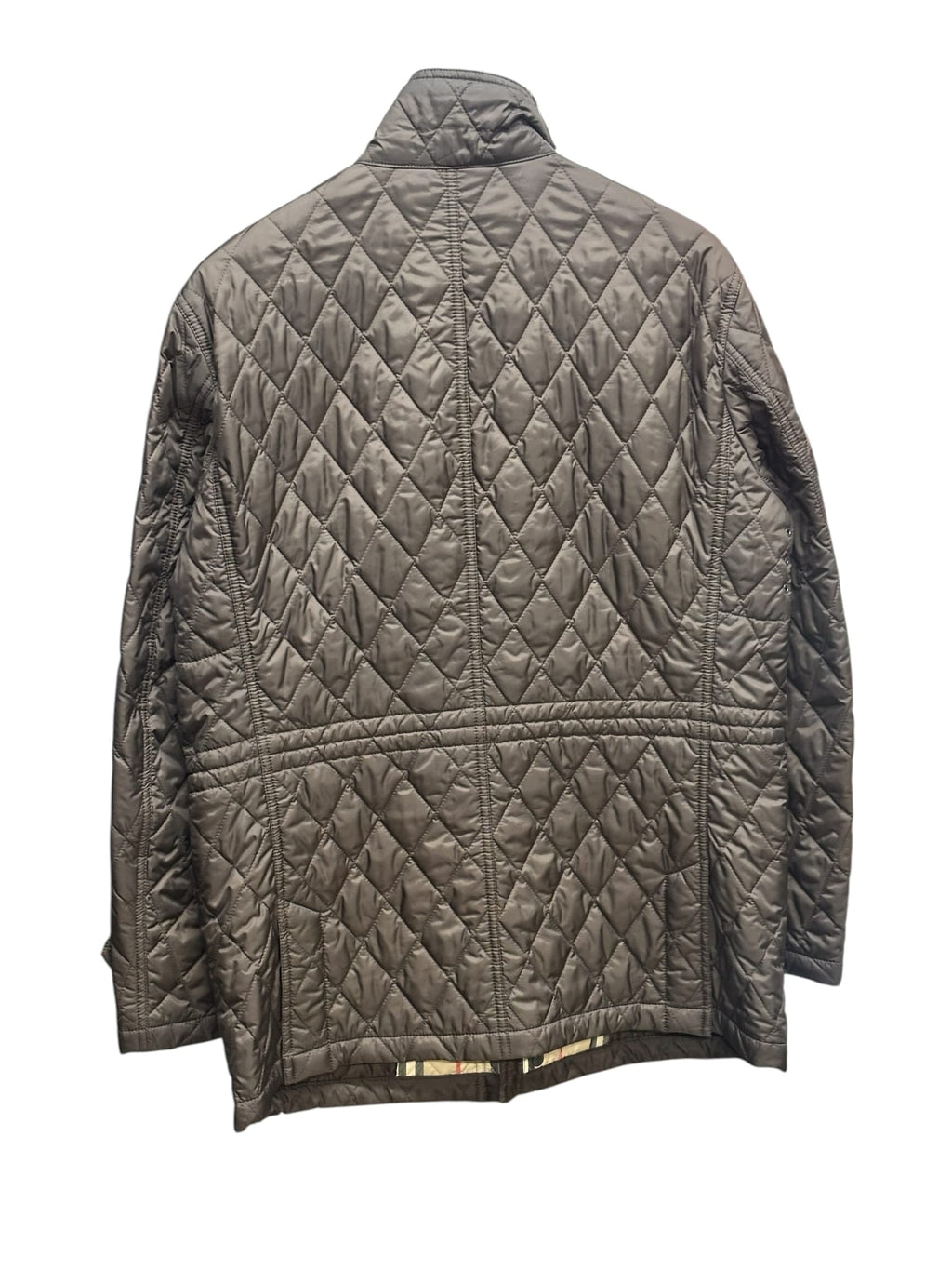 Burberry Vintage Nylon Quilted Zip Up Jacket