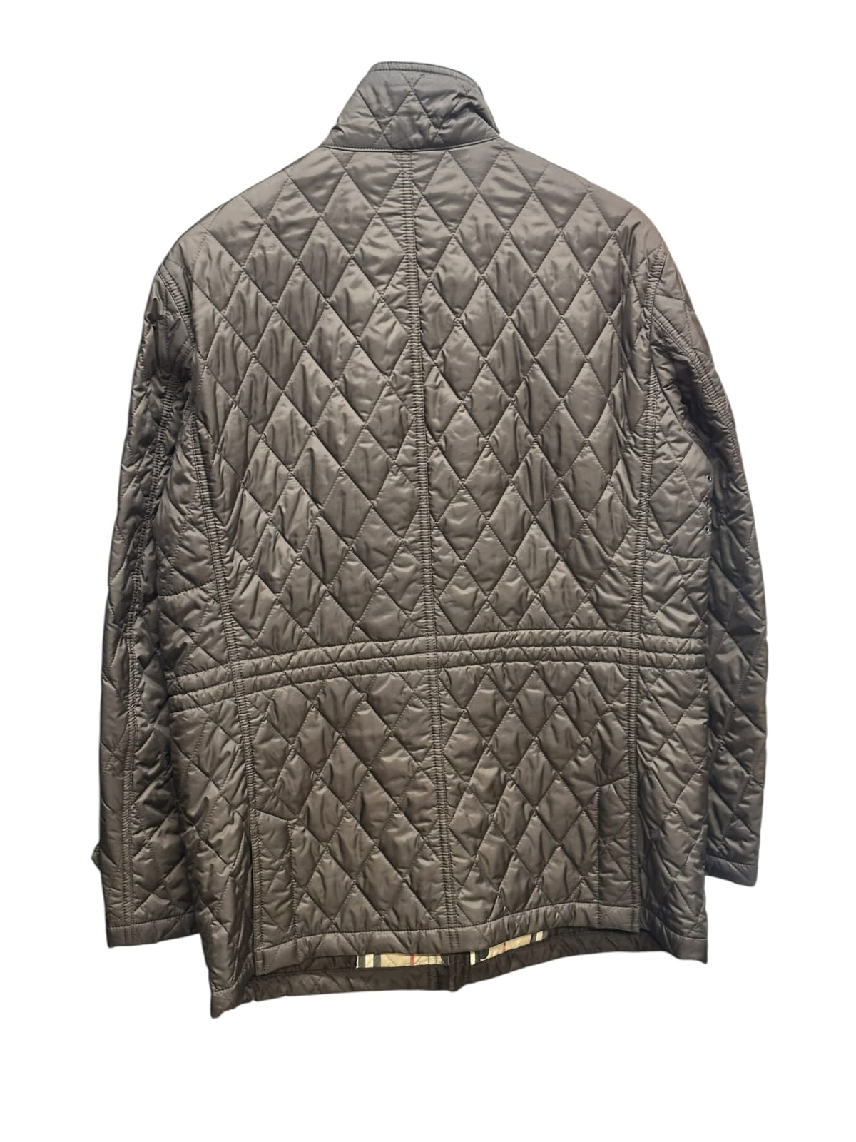 Burberry Vintage Nylon Quilted Zip Up Jacket