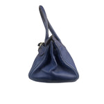 Hermes Blue Clemence Leather JPG Birkin 42 Palladium 2006
