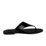 Saint Laurent Black Vitello Marilyn Sandals