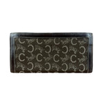 Celine Vintage Macadam Long Wallet Brown
