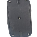 Gucci Black Leather Trim Belted Tote