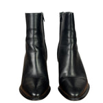 Alexander Wang Black Leather Gabi Cutout Heel Ankle Boots