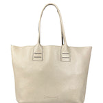 Brunello Cucinelli Cream Leather Tote