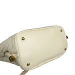 Chanel Ivory Crumpled Leather Vogue Rope Hobo Bag 2019