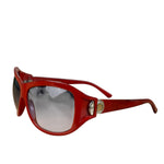 Marc Jacobs Oversized Red Wrap Sunglasses