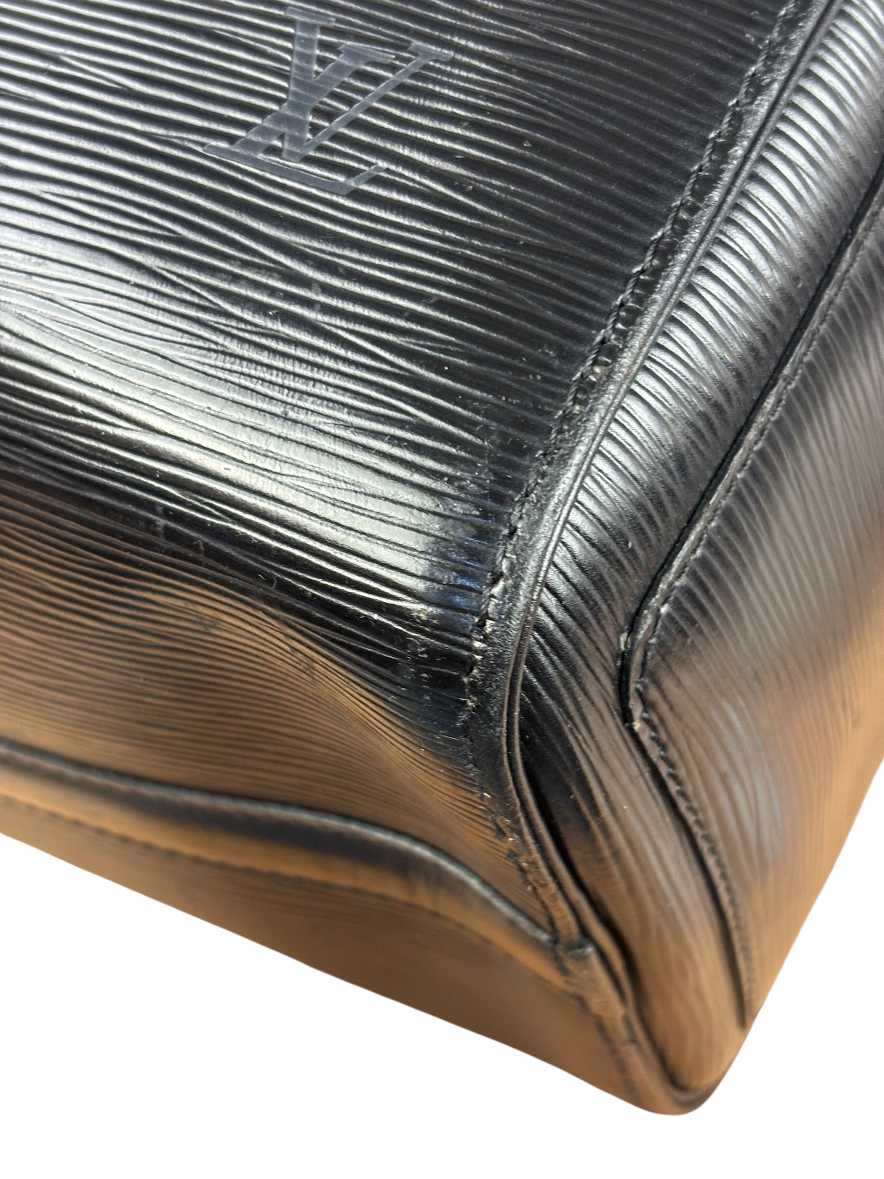Louis Vuitton Vintage Black Epi Leather Speedy Hand Bag 25