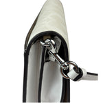 Coach Signature Canvas Anna Foldover Clutch White