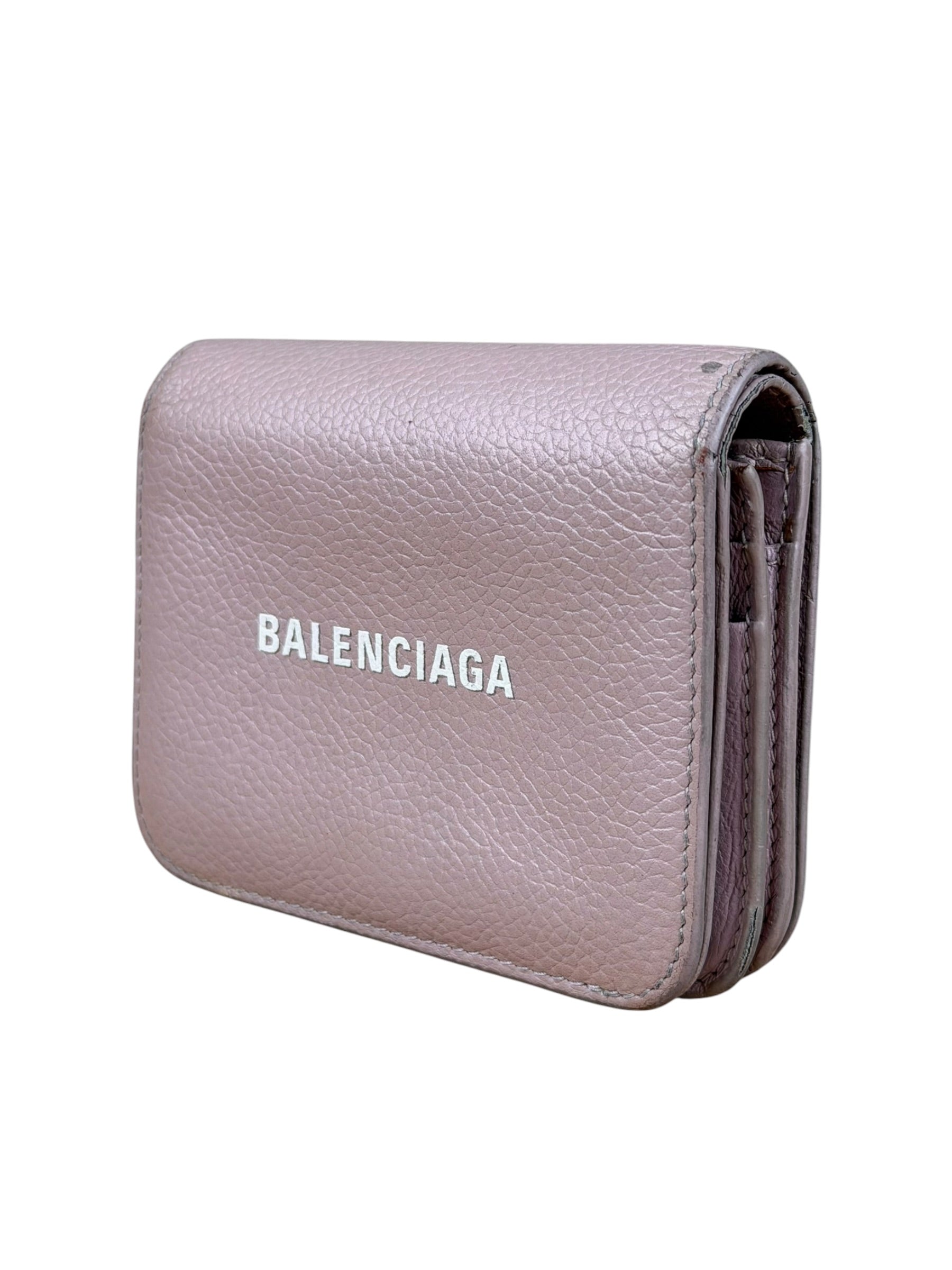 Balenciaga Power Pink Cash/Coin/Card Flap Holder