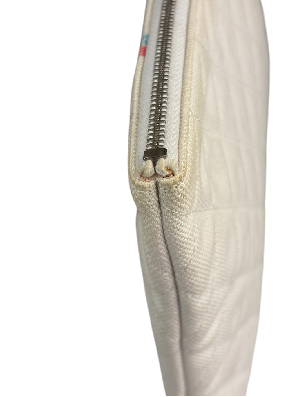 Chanel White Cloth Caviar Quilted Viva Coco Cuba Libre O-Case 2016