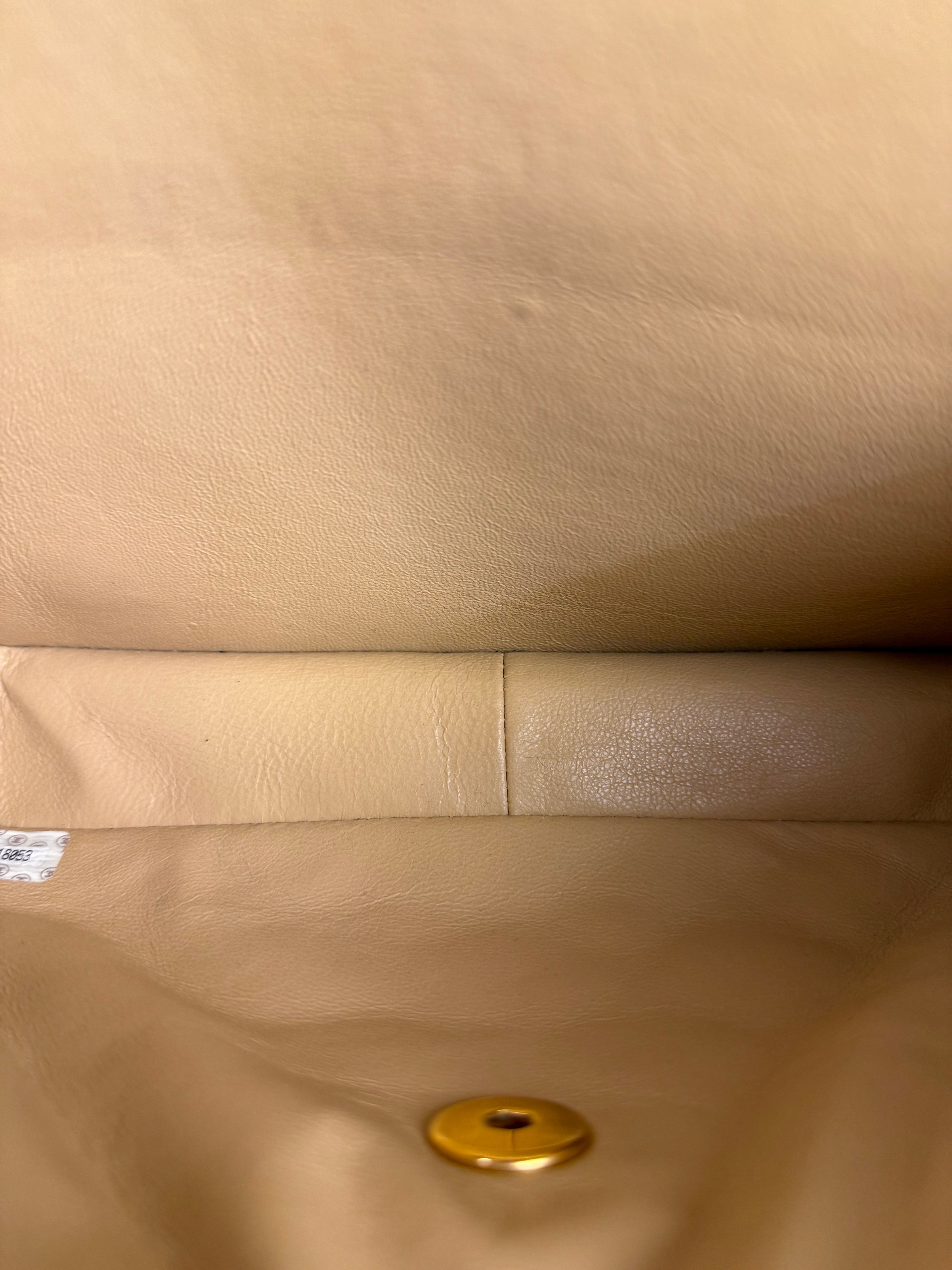 Chanel M Beige Lambskin Envelope Flap 1997