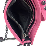 Kenzo Kalifornia Pink Leather Wallet On Chain