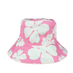 Miu Miu Pink Floral Canvas Bucket Hat