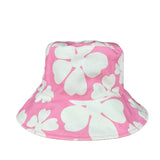 Miu Miu Pink Floral Canvas Bucket Hat