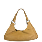 Prada Beige Leather Shoulder Bag