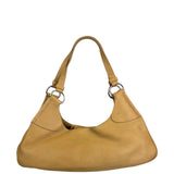 Prada Beige Leather Shoulder Bag