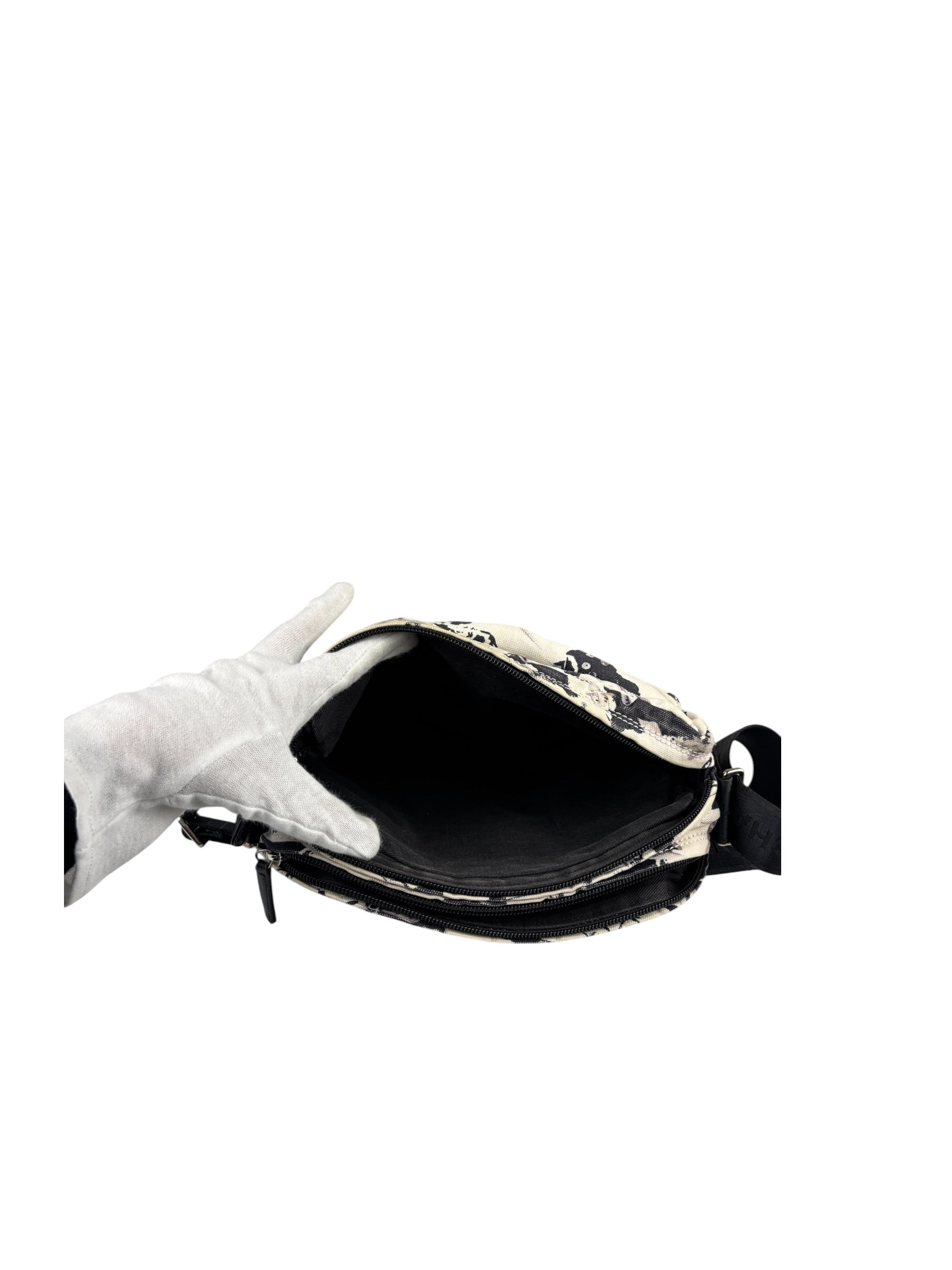 Chanel Vintage Airline Canvas Shoulder/Crossbody Bag 2004