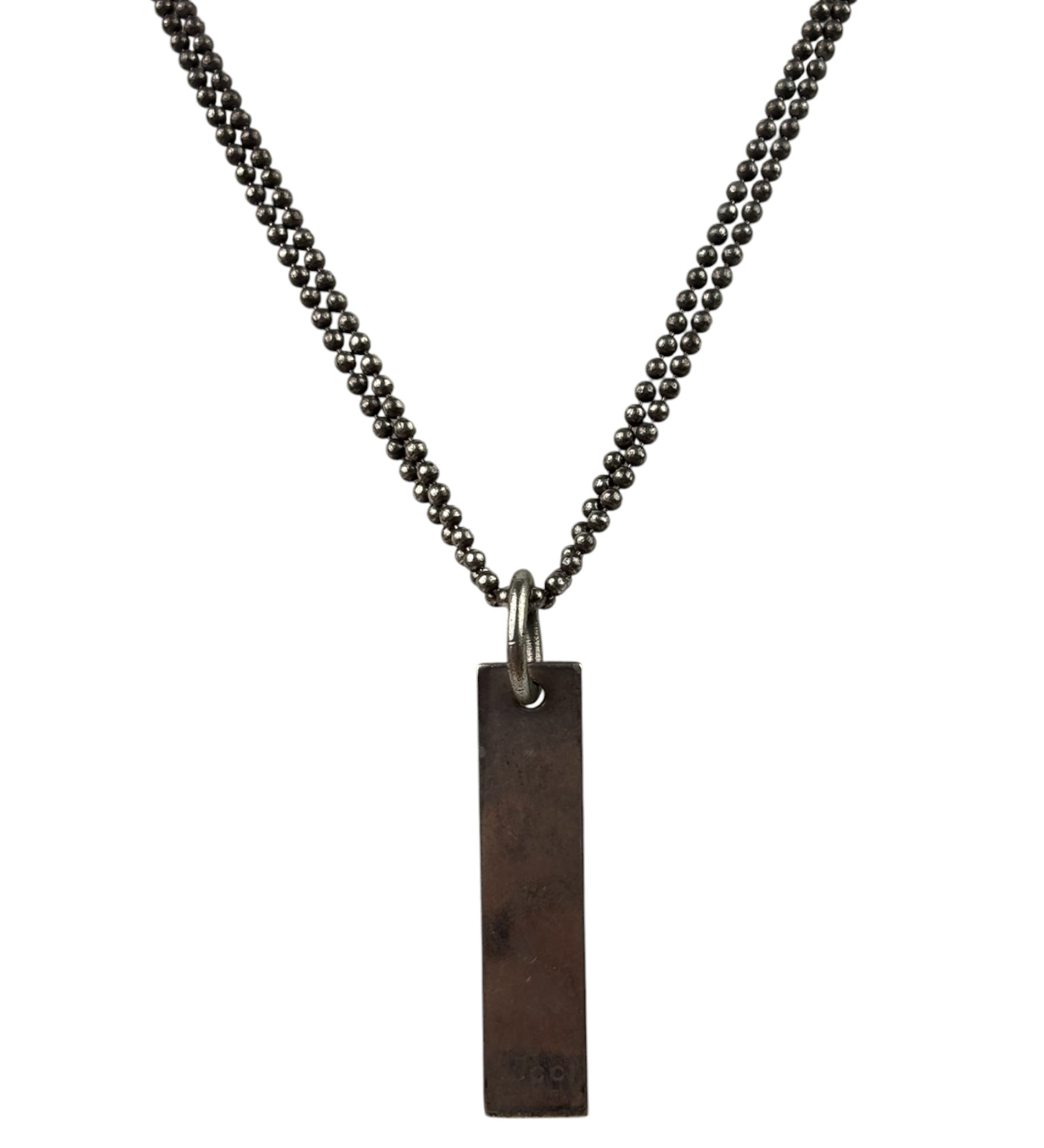 Gucci Bar Tag Double Strand Necklace