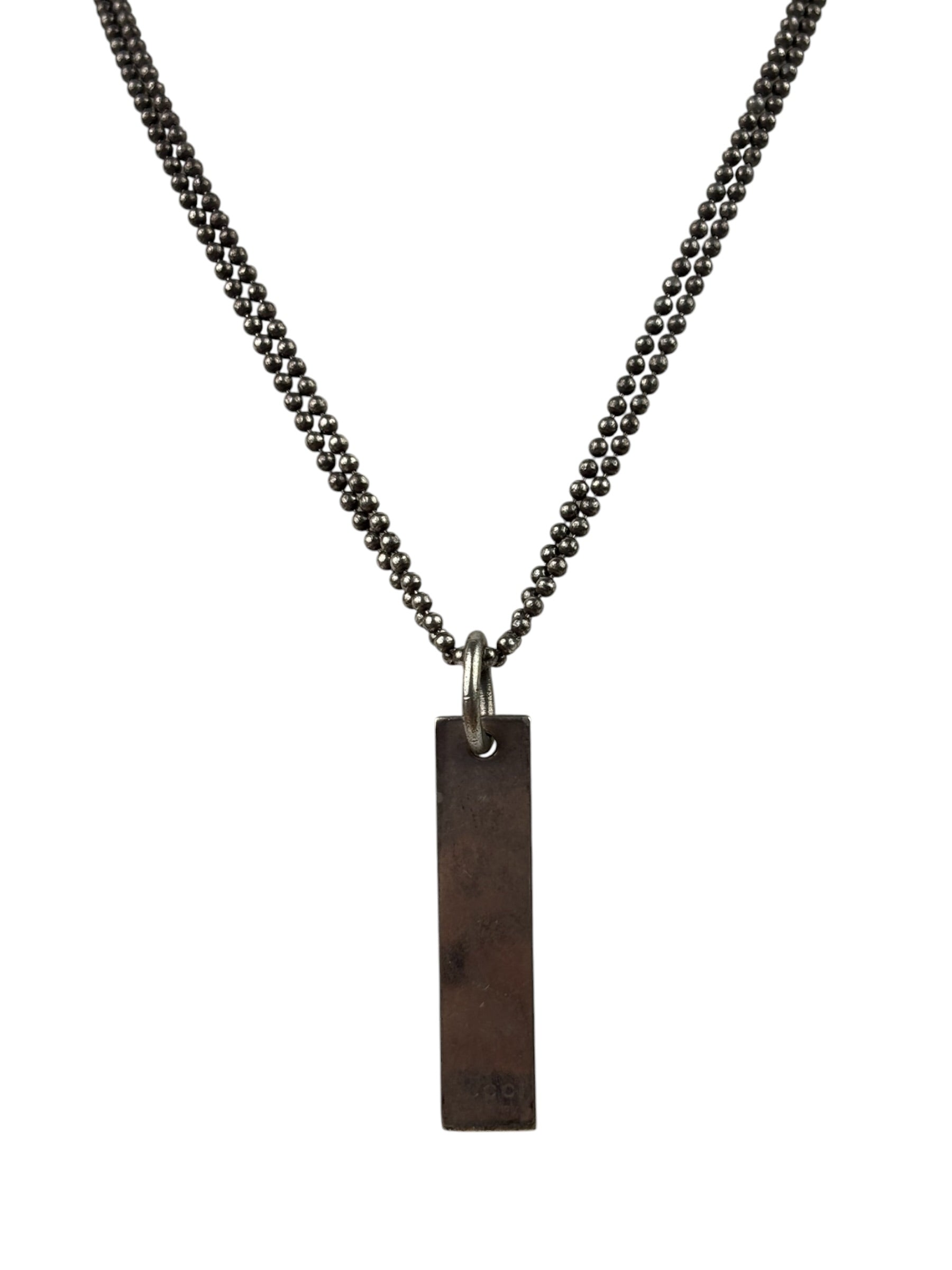 Gucci Bar Tag Double Strand Necklace