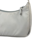 Prada Grey Nylon Re-Edition Pochette