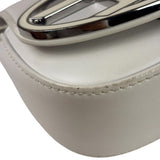 Diesel White Leather 1DR XS Two-Way Mini Bag