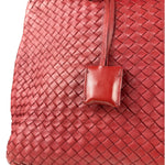 Bottega Veneta Red Intrecciato Montaigne Bag