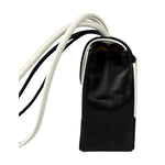 Chanel Black/White Leather Shoulder/Tote Bag 2017