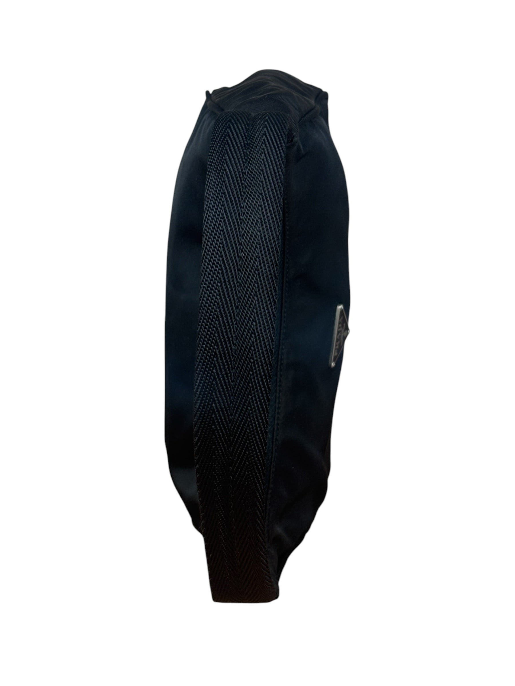 Prada Vintage Black Nylon Pochette