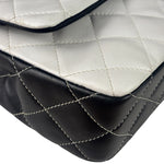 Chanel Colorblock Quilted Lambskin Medium Double Flap Bag 2013