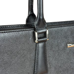 Burberry Black Saffiano Leather Tote Bag
