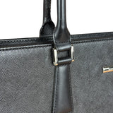 Burberry Black Saffiano Leather Tote Bag