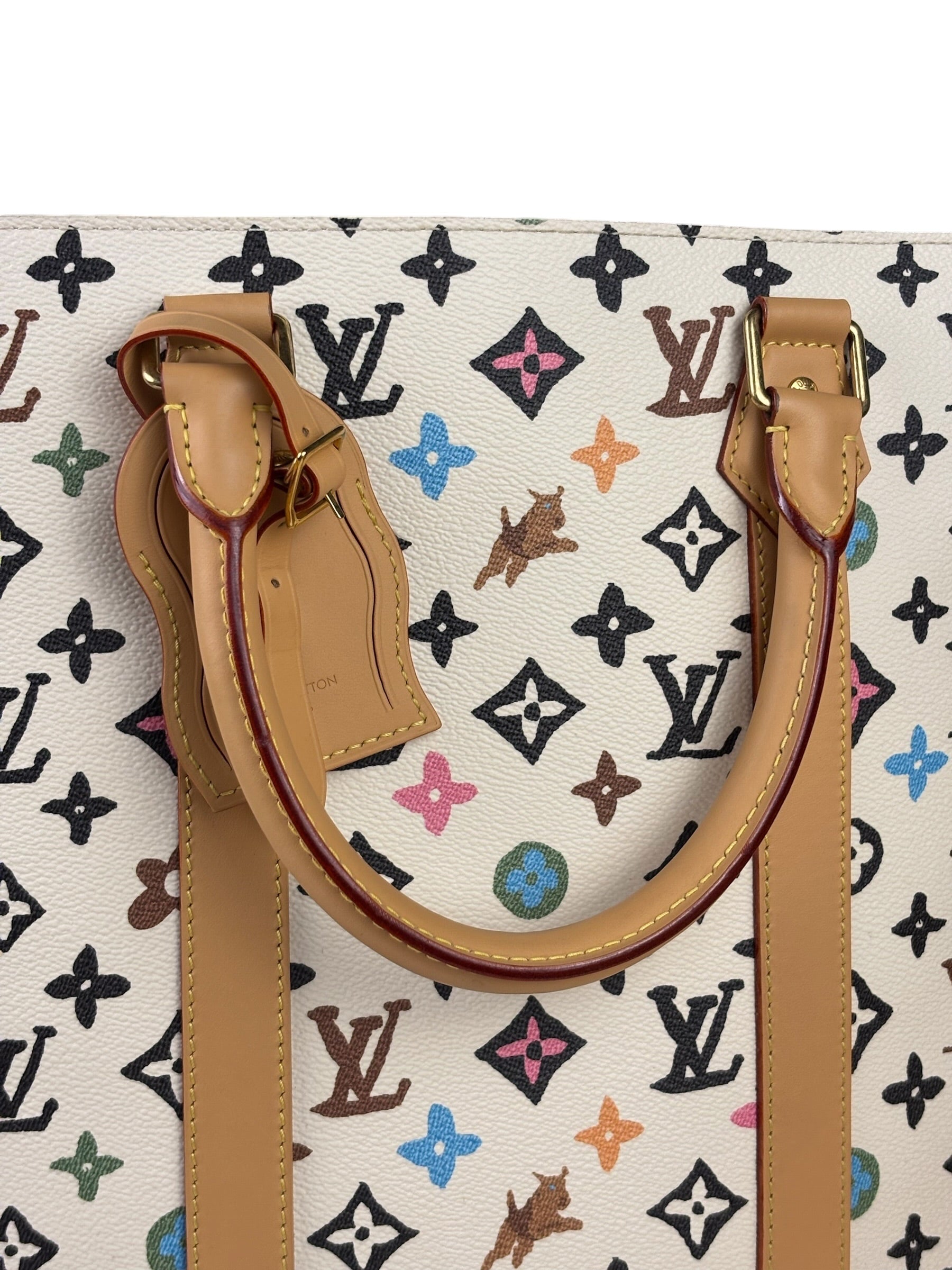 Louis Vuitton x Tyler Cream Monogram Craggy Sac Plat Tote