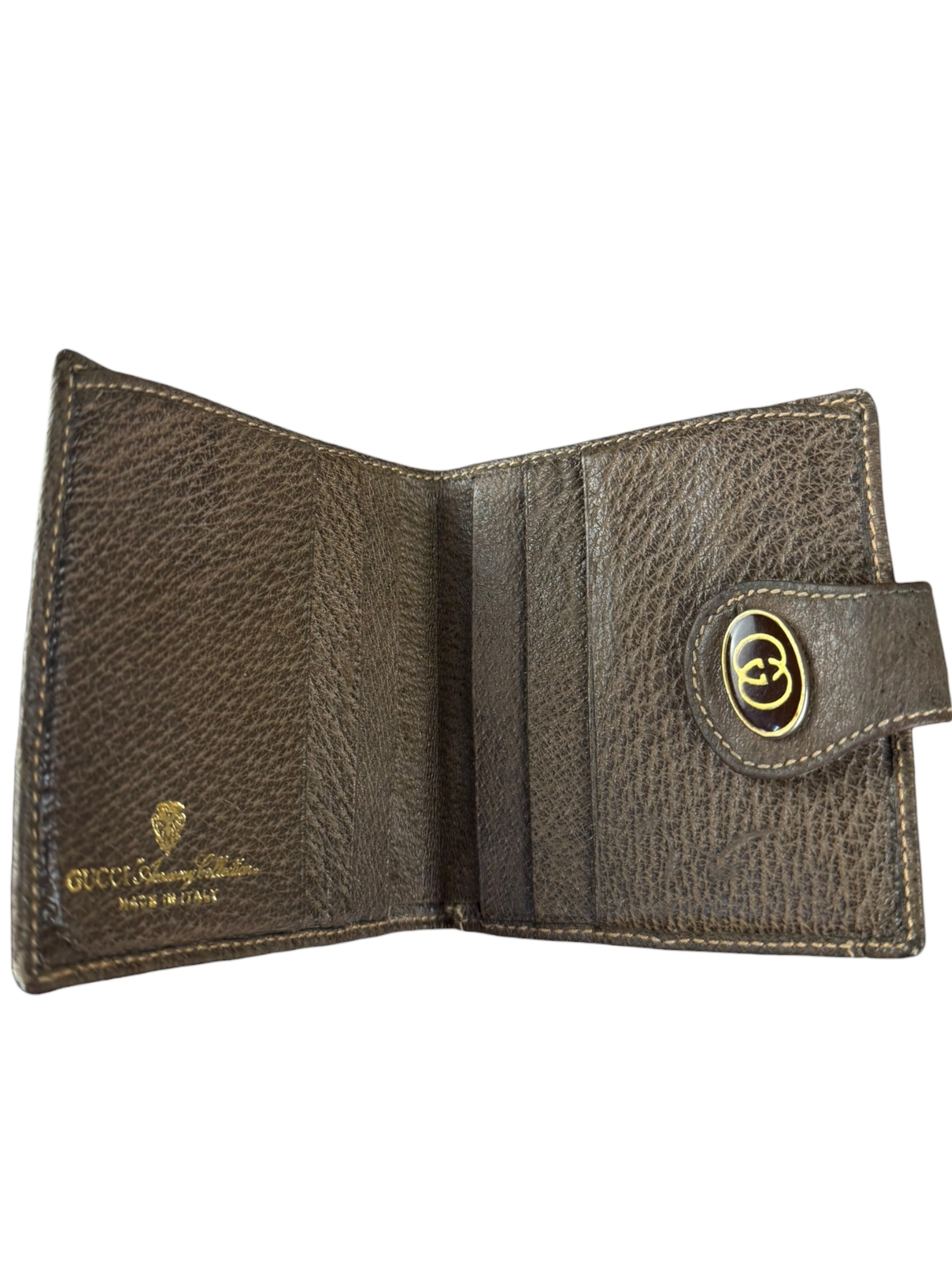 Gucci GG Vintage Sherry Line Compact Wallet