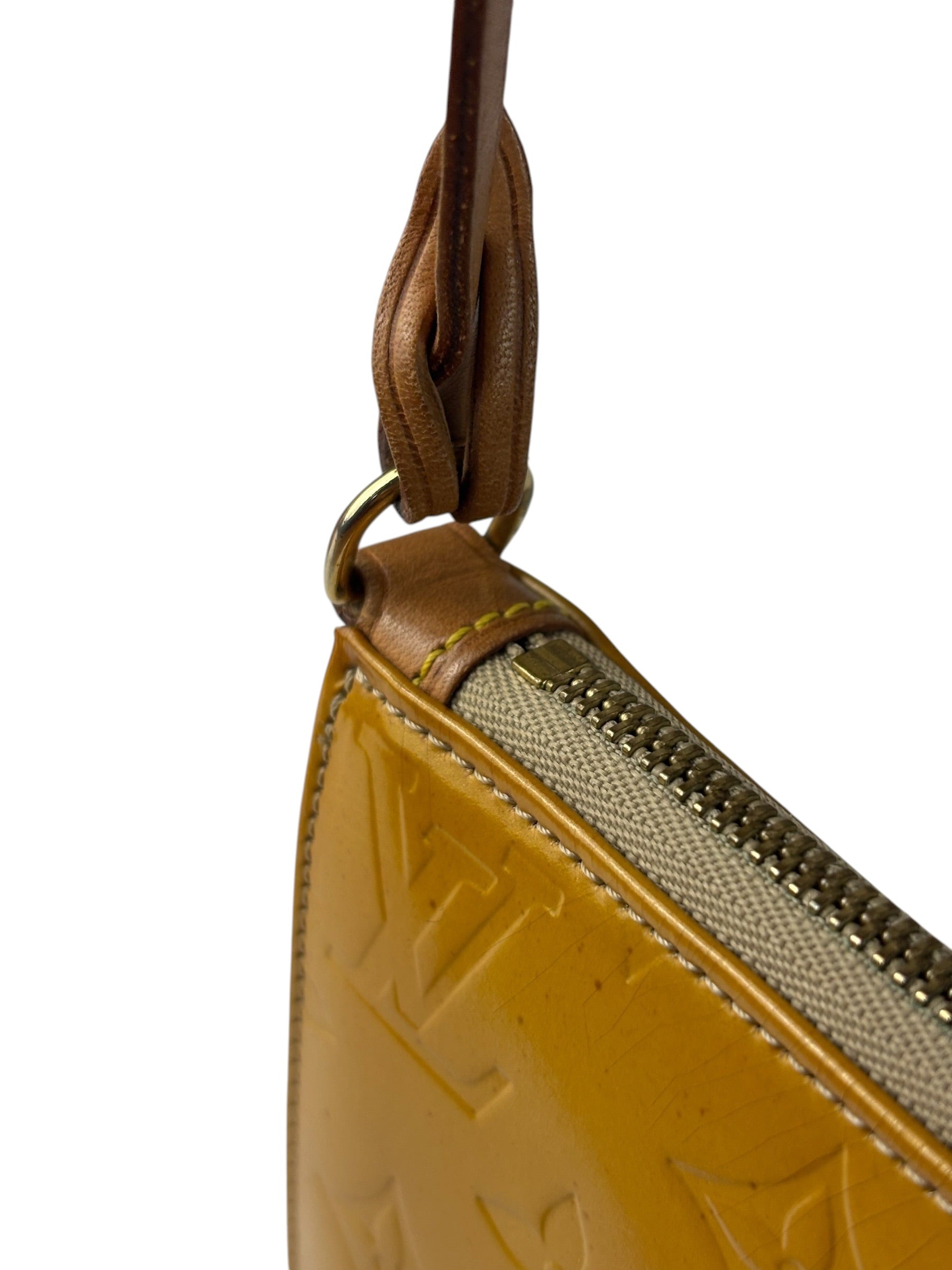 Louis Vuitton Yellow Vernis Pochette