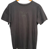 Prada Logo Black Short Sleeve