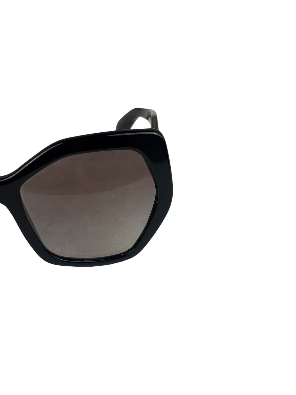 Prada Black Acetate Oversized Sunglasses
