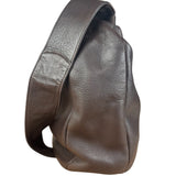 Ferragamo Vintage Brown Leather Hobo Bag