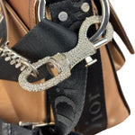 Christian Dior Bronze Coated Canvas Hardcore Shoulder Bag