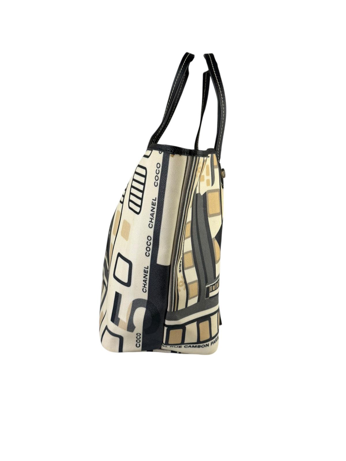 Chanel Colorblock Leather Le Train Shopping Tote 2006