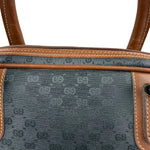 Gucci Vintage Micro GG Black/Brown Supreme Satchel Hand Bag