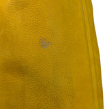 Fendi Yellow Leather Shoulder Bag