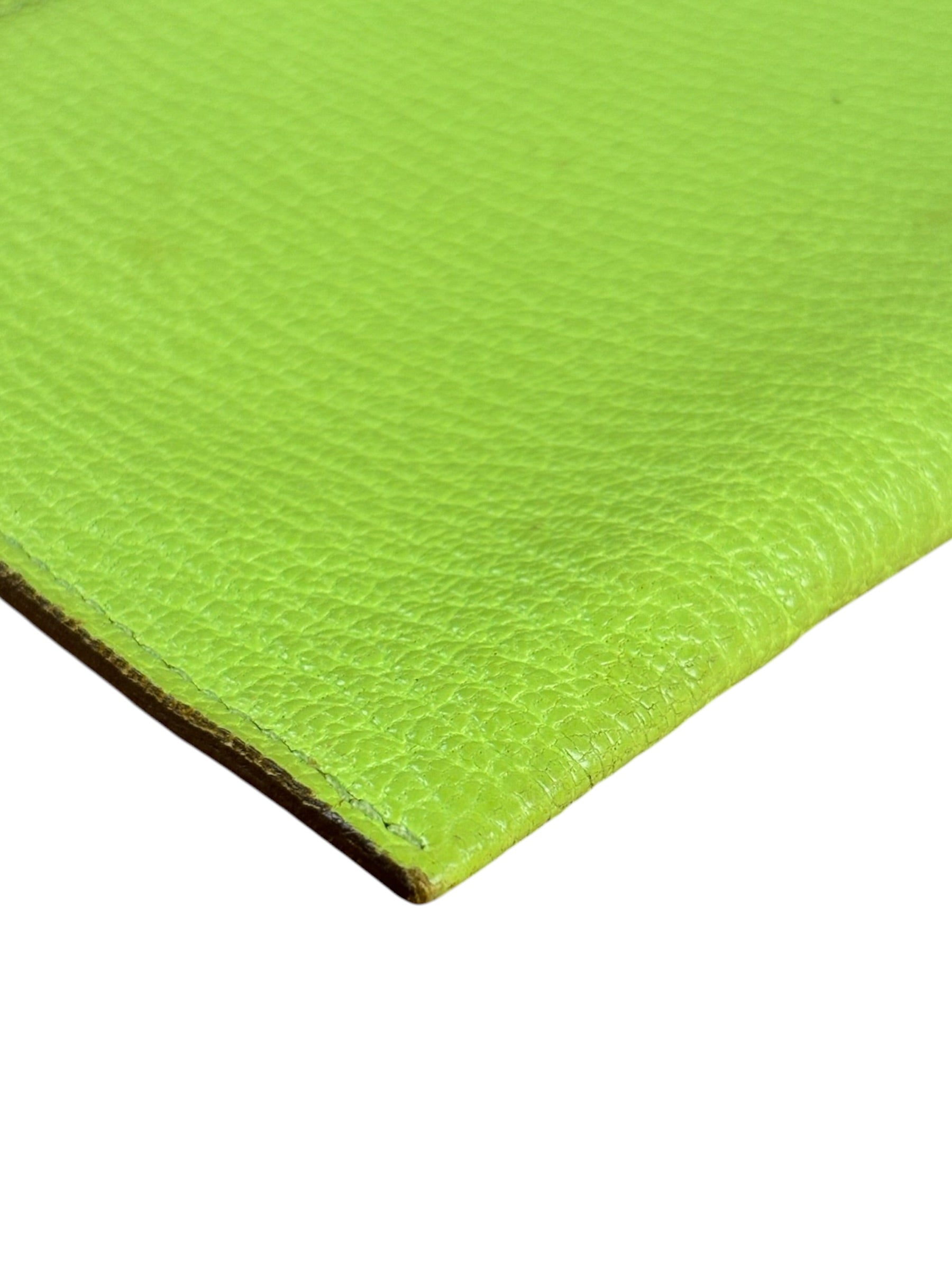 Hermes Lime Zippy Pouch
