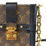 Louis Vuitton Black Monogram Vertical Trunk Pochette
