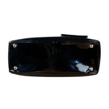 Chanel Vintage Black Patent Pony Hair Chain Pocket Tote 2005