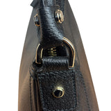 Gucci Black Pebbled Leather Shoulder Bag
