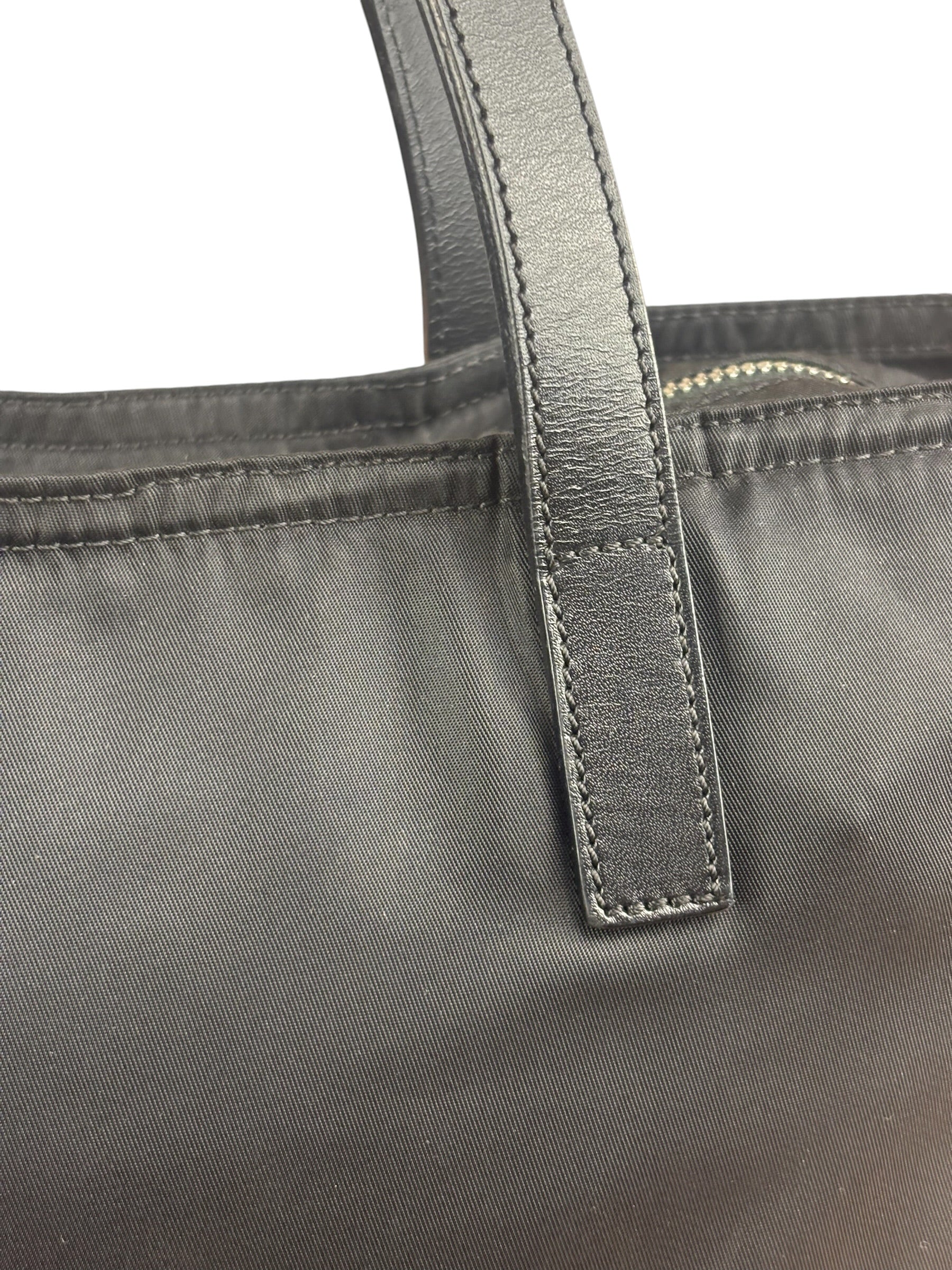 Prada Black Nylon Tote Bag